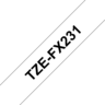 Aperçu de Ruban encr Brother TZe-FX231 12mmx8m blc