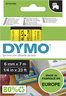 Miniatuurafbeelding van DYMO LM 6mmx7m D1 Label Tape Yellow
