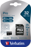 Thumbnail image of Verbatim Pro microSDHC Card U3 32GB
