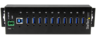 StarTech USB 3.0 10 portos fém USB hub előnézet