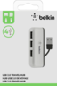Thumbnail image of Belkin USB Hub 2.0 4-port Travel