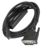 Miniatuurafbeelding van Adapter USB C/m-DVI-D/f 2m