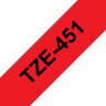 Miniatuurafbeelding van Brother TZe-451 24mmx8m Label Tape Red