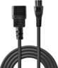 Thumbnail image of Power Cable IEC C14 - IEC C5 2m Black