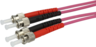 Thumbnail image of FO Duplex Patch Cable ST-ST 50µ 1m