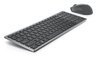 Anteprima di Set tastiera e mouse Dell KM7120W grigio