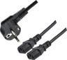 Thumbnail image of Power Cable 1x Local/m - 2x C13 2m