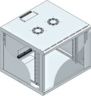 Miniatura obrázku Nástěnná skríň Lehmann 6U 450mm