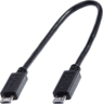 Miniatuurafbeelding van Cable USB 2.0 OTG Micro B/m-m 0.2m
