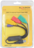 Thumbnail image of Delock USB Cable Hub 2.0 4-port Blck/Col