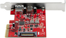 Widok produktu Interfejs PCle StarTech Dual USB 3.2 w pomniejszeniu