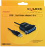 USB Druckerkabel Typ(A)St - Cen36St 0,8m Vorschau