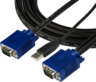 Miniatuurafbeelding van StarTech KVM Cable VGA+USB 1.8m