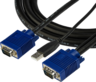 Thumbnail image of StarTech KVM Cable VGA+USB 1.8m