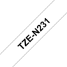 Brother TZe-N231 12mmx8m szalag fehér előnézet