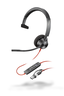 Imagem em miniatura de Headset Poly Blackwire 3310 M USB-C/A