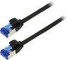 Aperçu de Câble patch RJ45 S/FTP Cat6a, 7,5m, noir