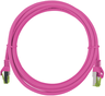 Thumbnail image of Patch Cable RJ45 S/FTP Cat6a 0.5m Magent