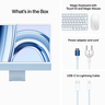 Aperçu de Apple iMac M3 10 cœurs 8/512 Go, bleu