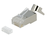 Miniatuurafbeelding van Male RJ45 Cat6a STP 50-pack