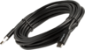 USB-C 2.0 - USB-A m/m kábel 4 m, fek. előnézet