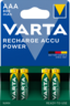 Thumbnail image of Varta HR03 AAA 800mAh NiMH Battery 4pack