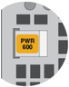 Thumbnail image of Allied Telesis AT-PWR600 Power Supply 1Y
