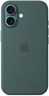 Anteprima di Custodia iPhone 16 silicone verde lago