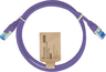 Miniatuurafbeelding van Patch Cable RJ45 S/FTP Cat6a 7.5 m Purp.