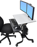 Thumbnail image of Ergotron WorkFit-C Sit-Stand Workstation