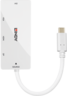Miniatuurafbeelding van Adapter USB C/m - VGA+HDMI+DVI+DP