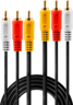 Aperçu de Câble 3 x RCA m. - 3 x RCA m. 1 m