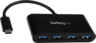 Vista previa de Hub USB 3.0 StarTech 4 puertos negro