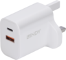Thumbnail image of LINDY USB-C/USB-A Charger 30W