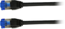 Aperçu de Câble patch RJ45 S/FTP Cat6a, 7,5m, noir