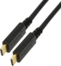 Miniatuurafbeelding van Cable USB 3.1 C/m-C/m 1m Black