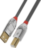 Miniatuurafbeelding van Cable USB 2.0 A/m-B/m 0.5m Anthracite