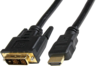 Vista previa de Cable HDMI(A) m/DVI-D m 0,5 m, negro