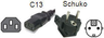Miniatuurafbeelding van Eaton Input Cable - IEC320-C13 10A
