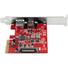 Widok produktu Startech Interfejs Dual USB 3.1 PCIe w pomniejszeniu
