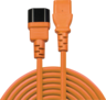 Vista previa de Cable alim. C13 h - C14 m 2 m, naranja