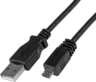 Miniatura obrázku Cable USB 2.0 A/m-Micro B/m 2m Black