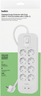 Miniatuurafbeelding van Power Strip 8x Surge Protect +2xUSB 2m