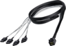 Vista previa de Cable SAS interno SFF8643 - 4 x SATA 1 m