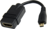 Miniatuurafbeelding van Adapter HDMI Fe-microHDMI Ma Blk