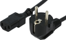 Miniatuurafbeelding van Power Cable Power/m-C13/f 5m Black