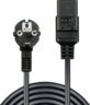 Aperçu de Câble alimentation m. - C19 f. 2 m, noir