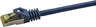 Miniatuurafbeelding van Patch Cable Cat6a S/FTP RJ45 0.5m Blue