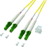 Miniatuurafbeelding van FO Duplex Patch Cable LC8°-LC8° 1m 9µ