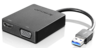 Miniatuurafbeelding van Lenovo USB 3.0 - VGA+HDMI Adapter